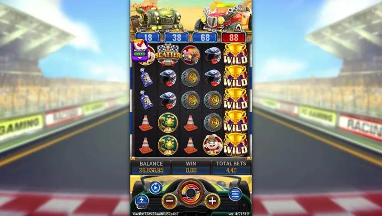 Ảnh bảng biểu tượng & tính năng game ANIMAL RACING (slot FC) chơi tại LC79